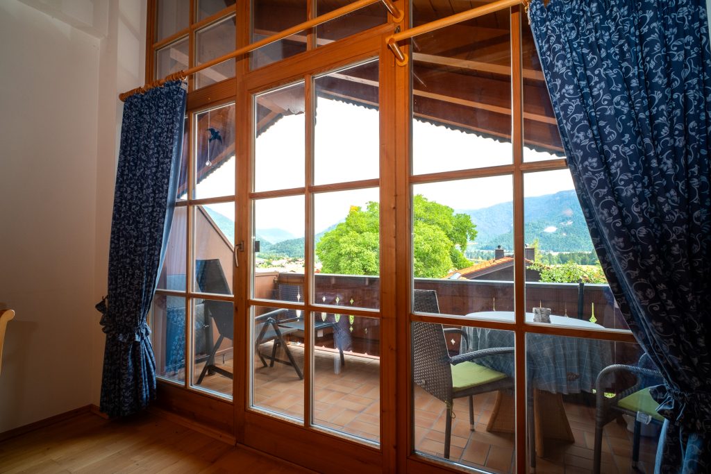 Ausblick aus Ferienwohnung Wilder Kaiser